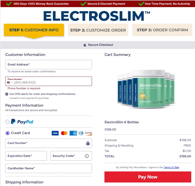 ElectroSlim order